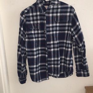 Blue and red flannel!